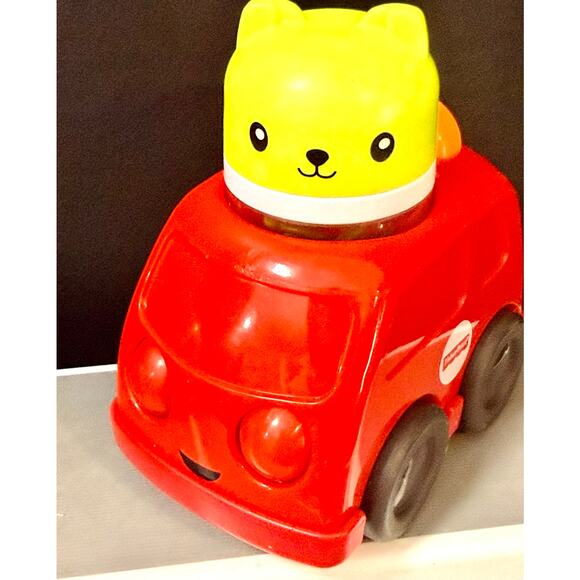 Fisher-Price Press & Rattle Racers 2 cars & removable dog with bones as a rattle - Picture 3 of 4